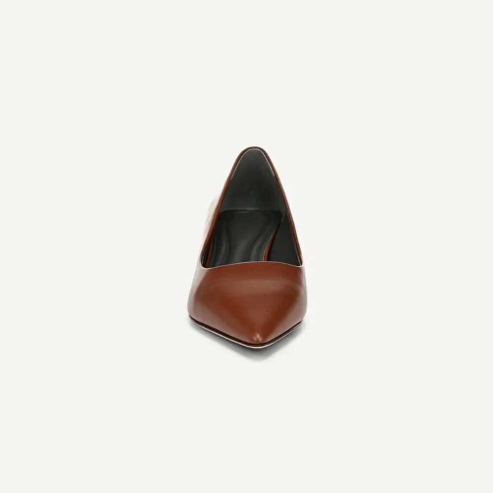 Franco Sarto Diva Leather Kitten Heel Pumps